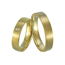 European American Popular Wedding Unniversary Brass Ring Jewelry